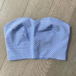 Babaton Aritzia Cotton Tube Top